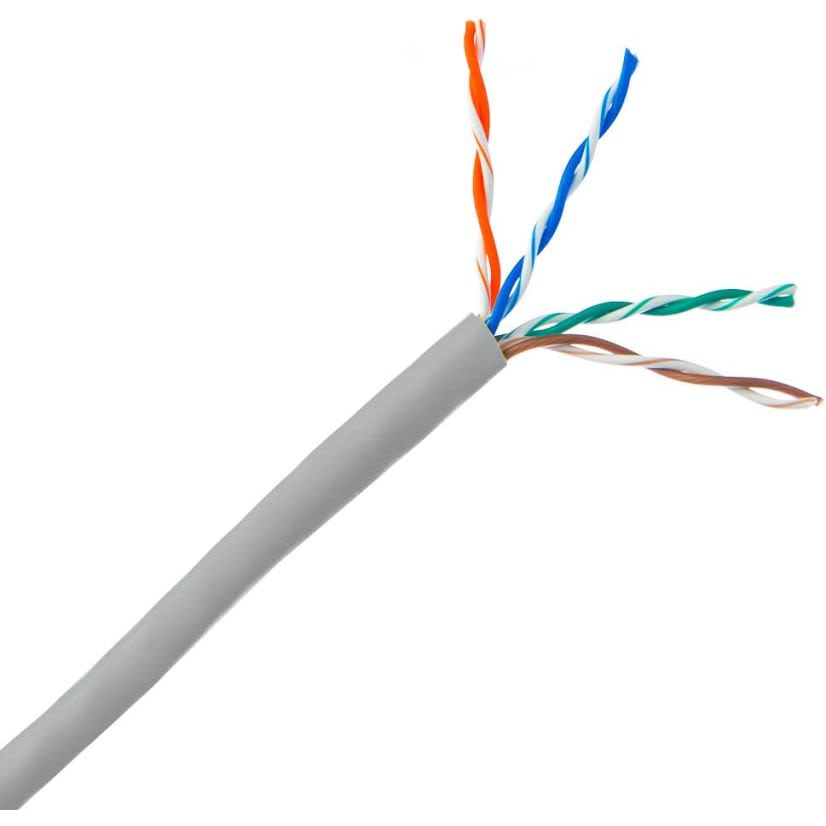 MAJORCC C330511-0050FT RJ12/B 2CAT 5E 24 AWG 4 PAIR SOLID RISER GRAY